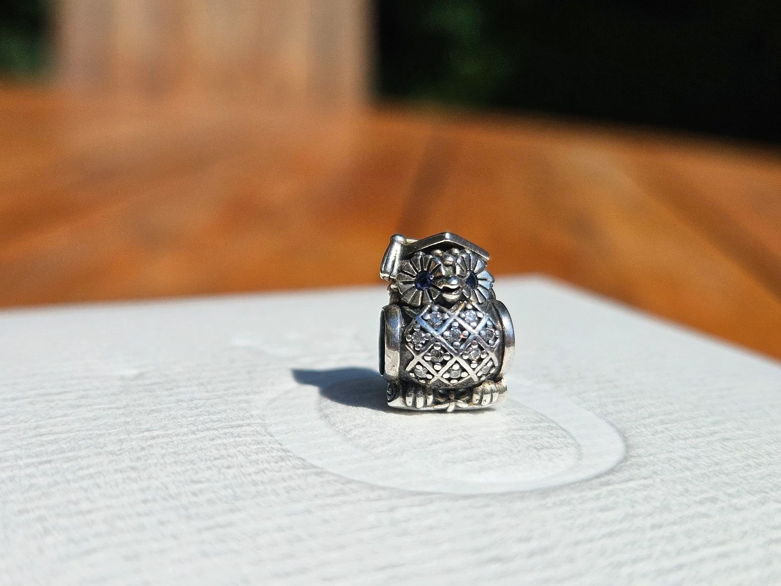 Pandora owl charm study